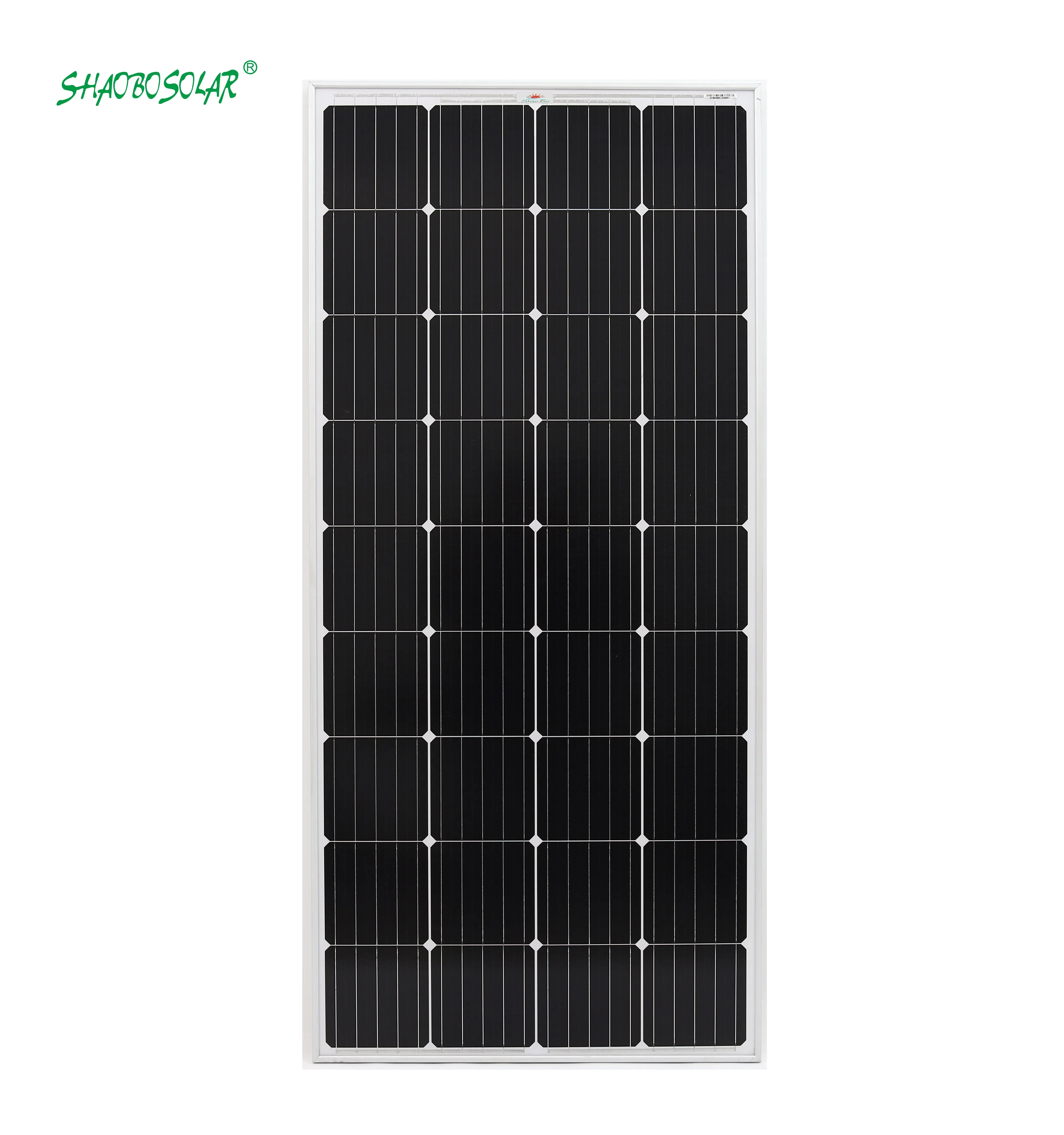 150w 170w 180w 190w Stock With SGS Mono Solar Panel